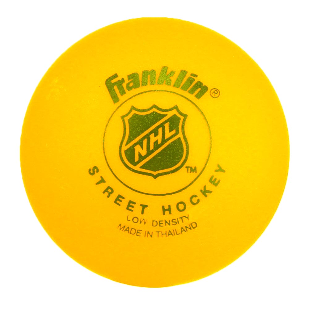 Топка за стрийт хокей FRANKLIN NHL, Жълт